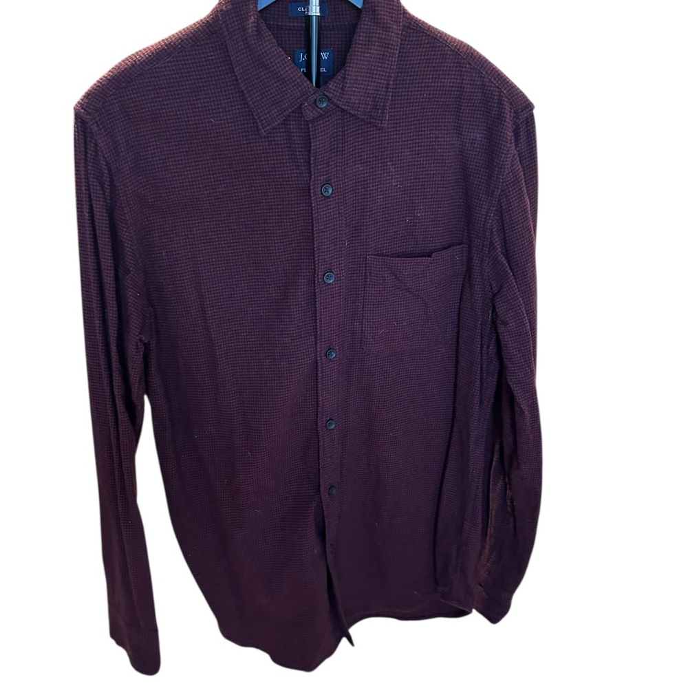 J. Crew Maroon Flannel Shirt